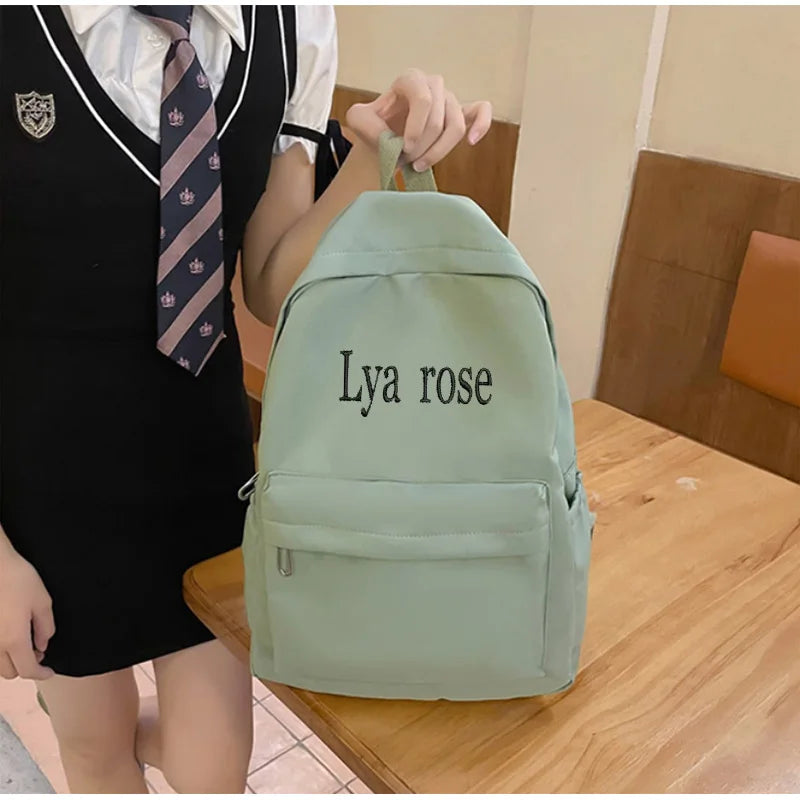 Personalized Clear-Themed Backpack for Kids and Children