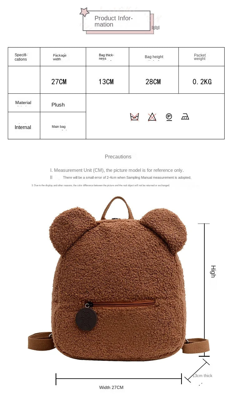 Adorable Animal Design for School & Travel