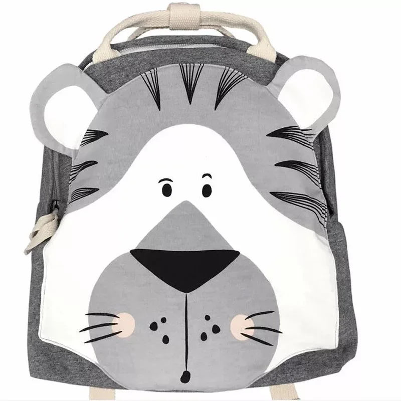 Personalized Embroidery Children Backpack Animals Design Girl Boys Backpack Toddler Kids School Bag Kindergarten Cartoon Bag