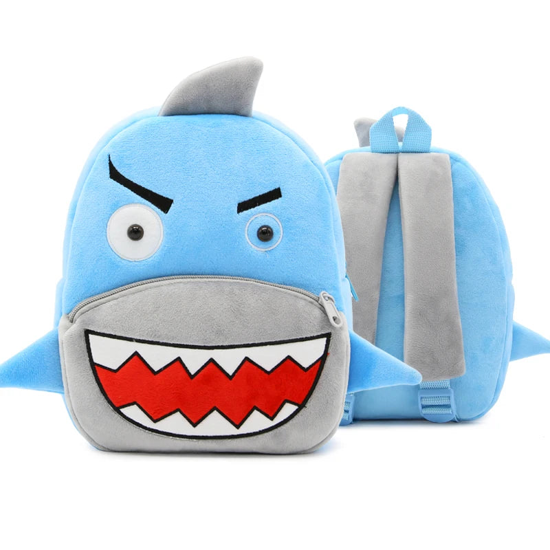 Cartoon Plush Animal Backpack for Kids - Cute School Bag for Boys & Girls, Perfect for Outings & Leisure