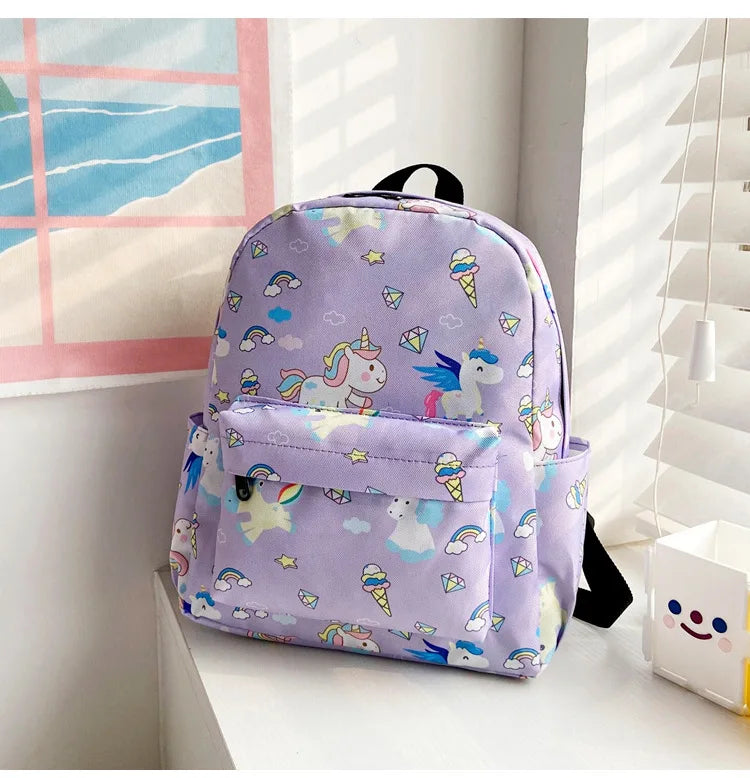 Lightweight Cartoon Rucksack for Toddlers and Preschoolers